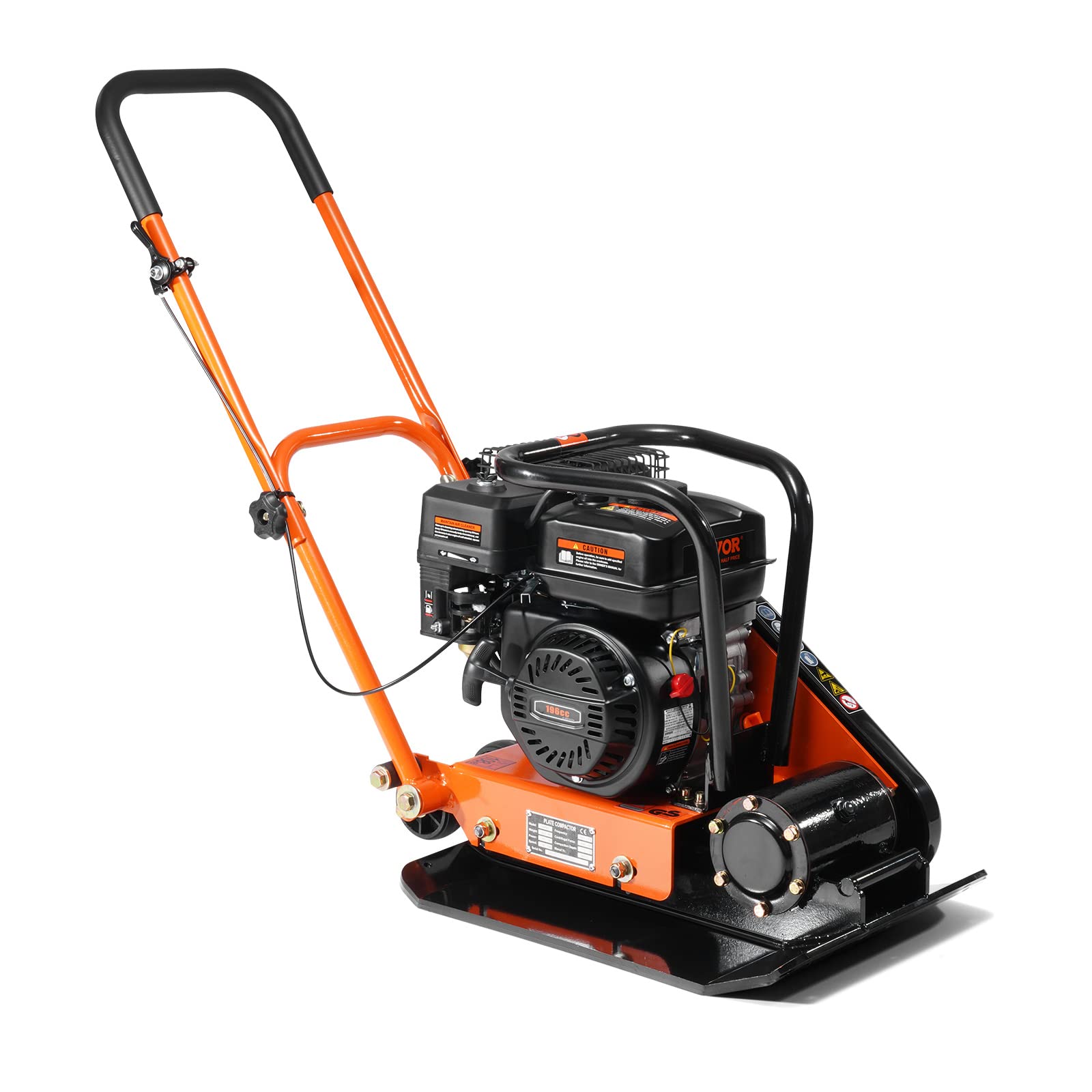 Amazon.com: VEVOR 6.5HP Plate Compactor, 196CC Gas Engine, 2360